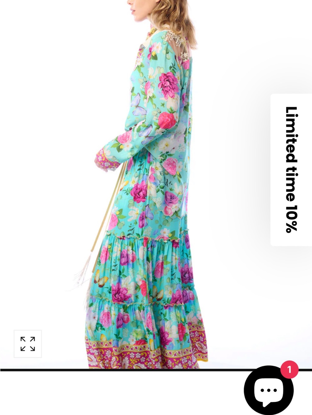 NWT Aratta Silent Journey Serenity Springs Wide Leg Pants - Picture 16 of 16